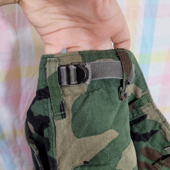 US Army Military camouflage trousers combat woodland canvas cargo pants - Picture 6 of 9